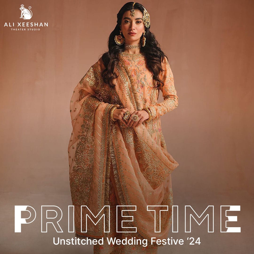 PRIME TIME- UNSTITCHED WEDDING COLLECTION'24 BY ALI XEESHAN