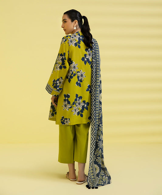 3 PIECE - PRINTED LAWN SUIT
