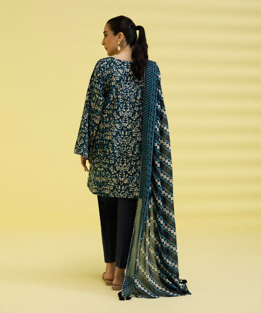 3 PIECE - PRINTED LAWN SUIT