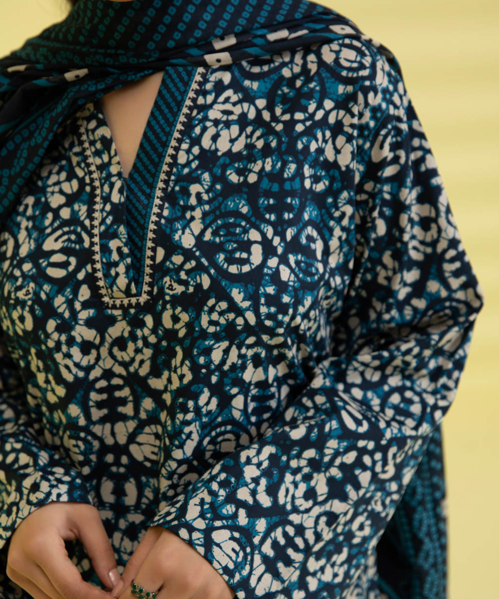 3 PIECE - PRINTED LAWN SUIT