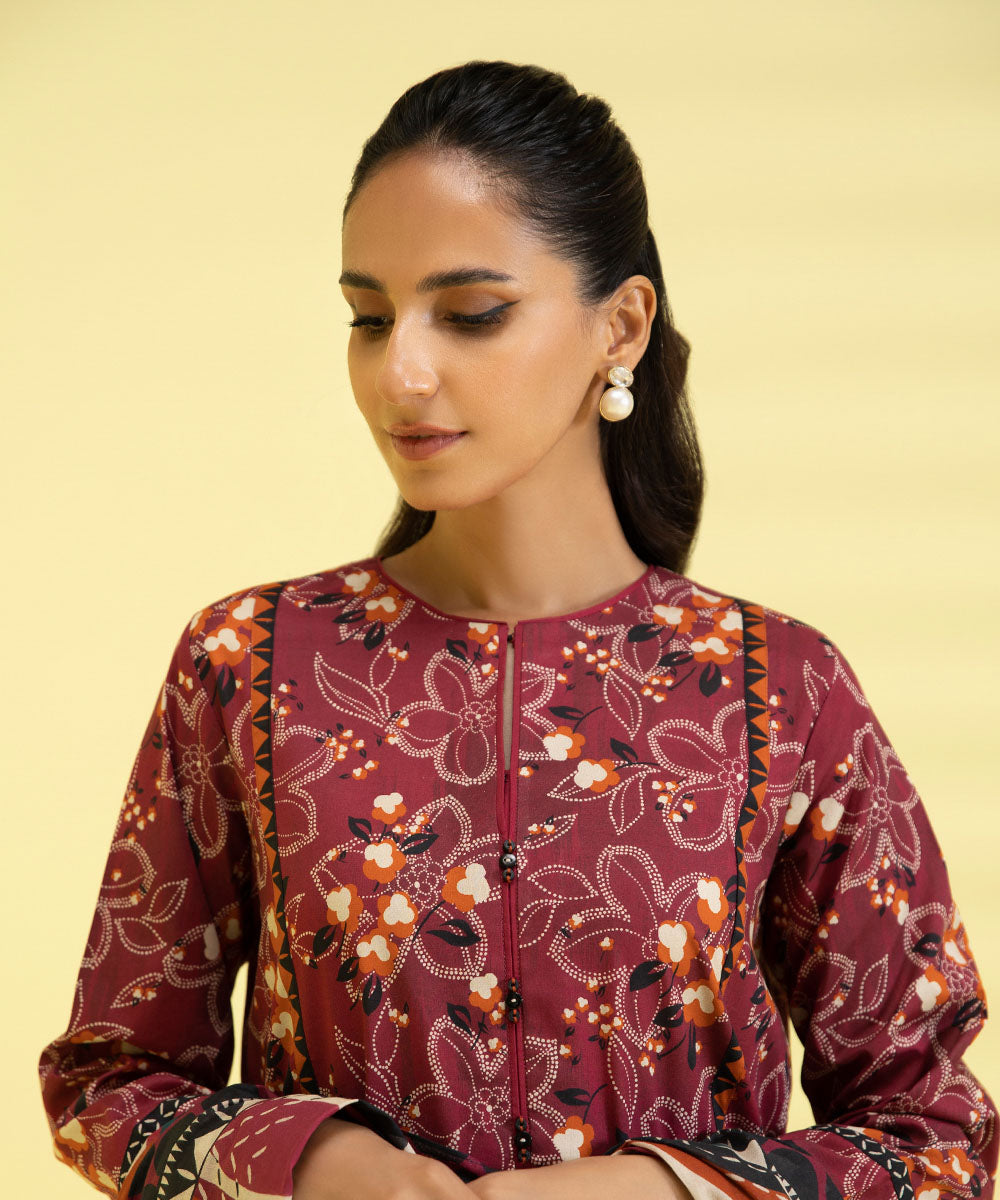 3 PIECE - PRINTED LAWN SUIT