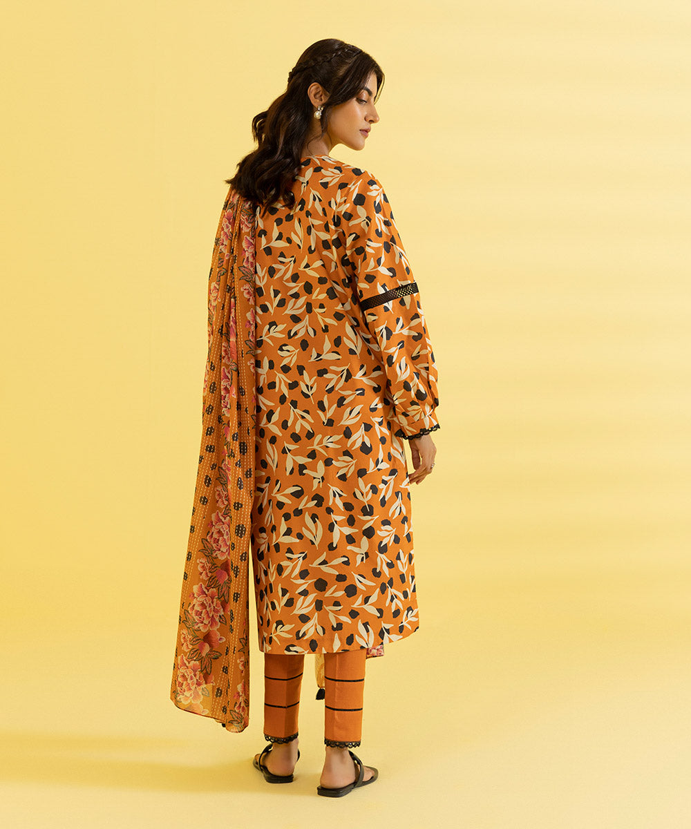 3 PIECE - PRINTED LAWN SUIT