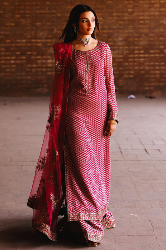 3-PC Embroidered Chiffon Suit CMA-5-115A