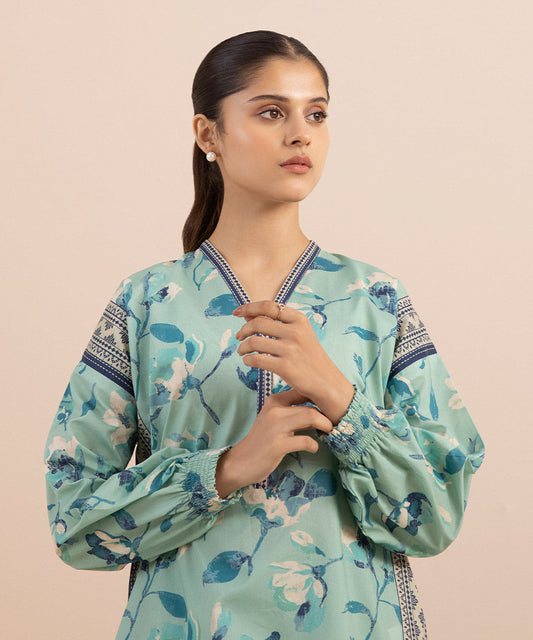 2 PIECE - PRINTED LAWN SUIT