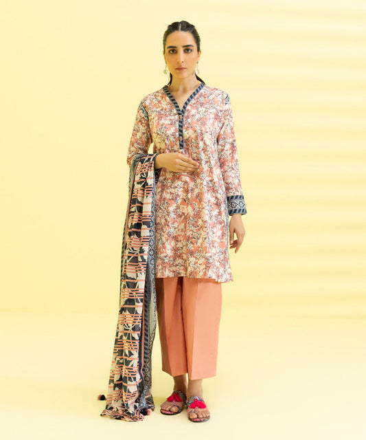 3 PIECE - PRINTED LAWN SUIT