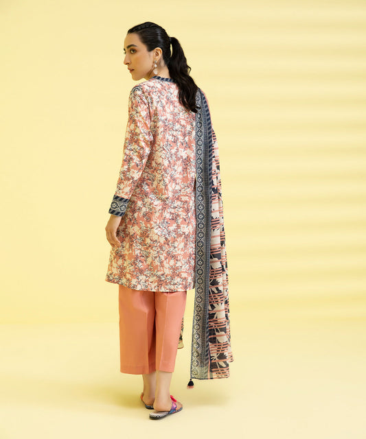 3 PIECE - PRINTED LAWN SUIT