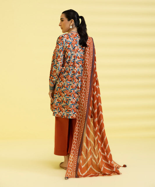 3 PIECE - PRINTED LAWN SUIT