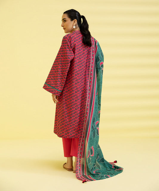 3 PIECE - PRINTED LAWN SUIT