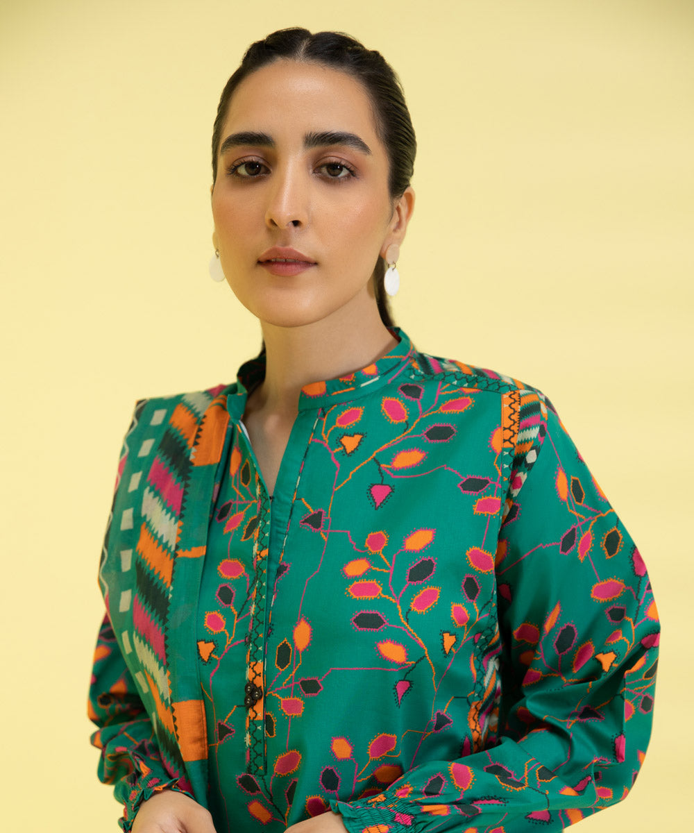 3 PIECE - PRINTED LAWN SUIT