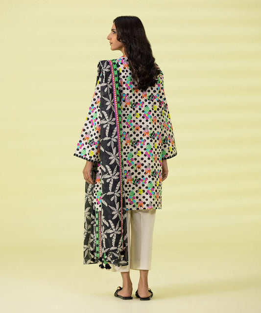 3 PIECE - PRINTED LAWN SUIT