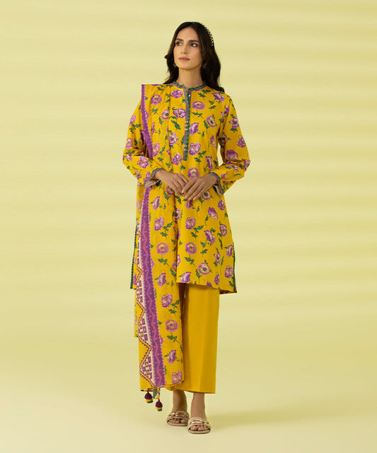 3 PIECE - PRINTED LAWN SUIT
