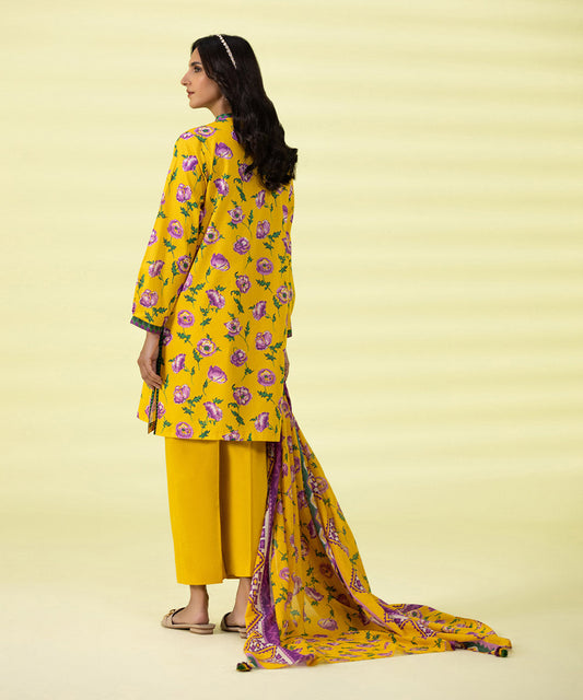 3 PIECE - PRINTED LAWN SUIT