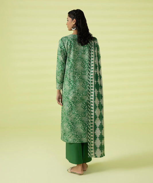 3 PIECE - PRINTED LAWN SUIT