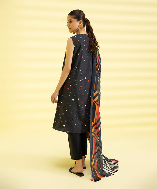 3 PIECE - PRINTED LAWN SUIT