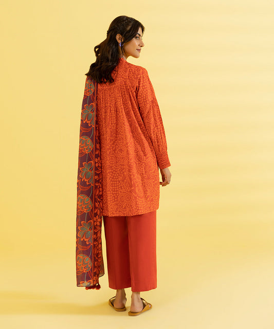 3 PIECE - PRINTED LAWN SUIT