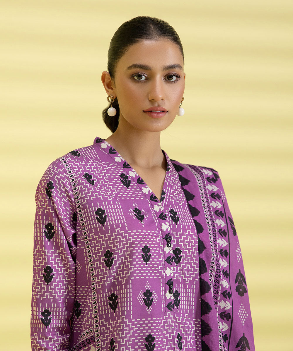 3 PIECE - PRINTED LAWN SUIT