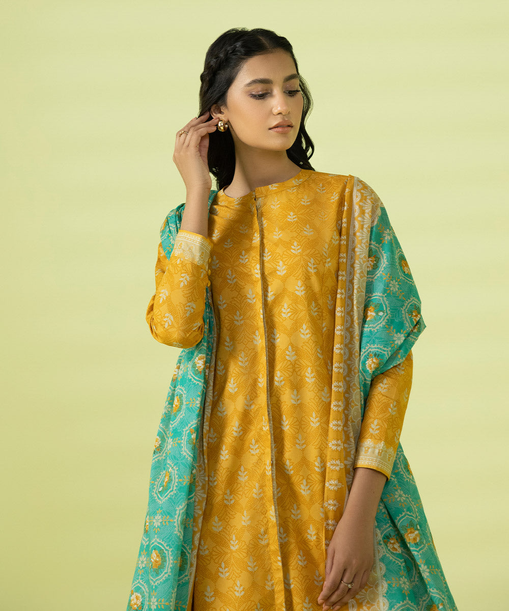 3 PIECE - PRINTED LAWN SUIT