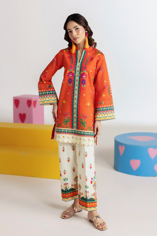 Amal Summer Prints 2Pc. Unstitched Cord 04