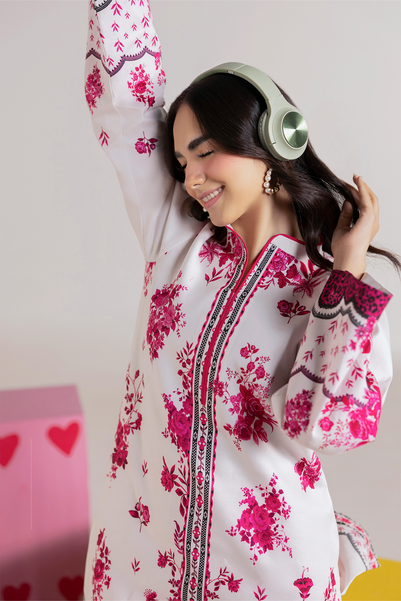 Amal Summer Prints 2Pc. Unstitched Cord 01