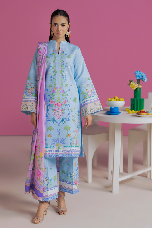 Amal Summer Prints 3Pc. Unstitched 12