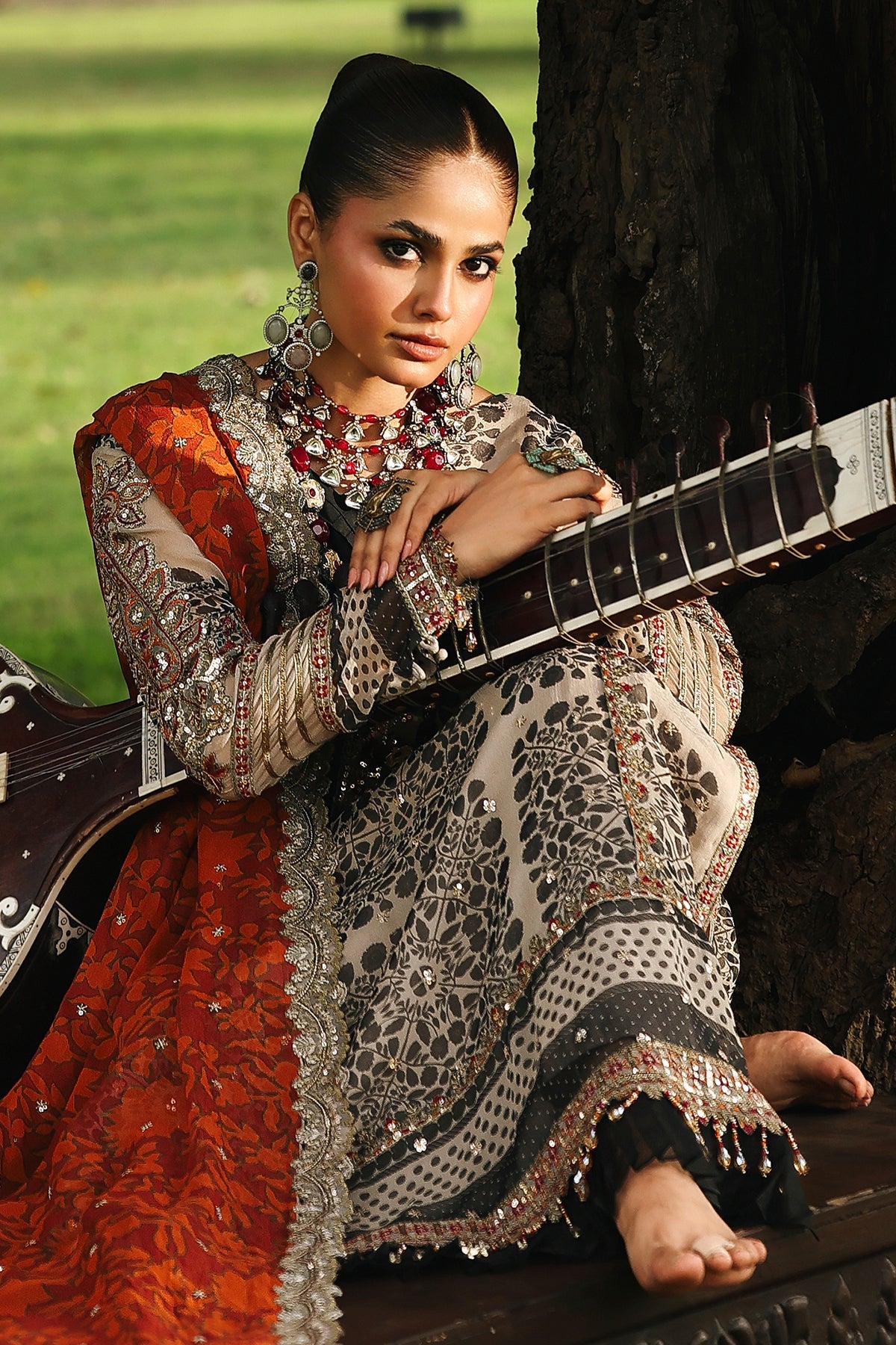 3-pc Unstitched Chiffon Collection VSL25-30