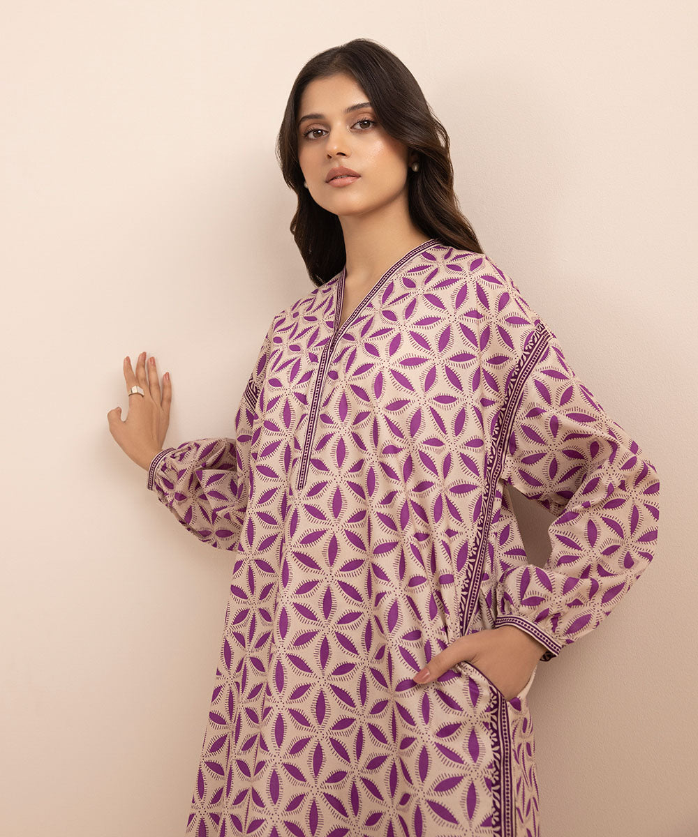 2 PIECE - PRINTED LAWN SUIT