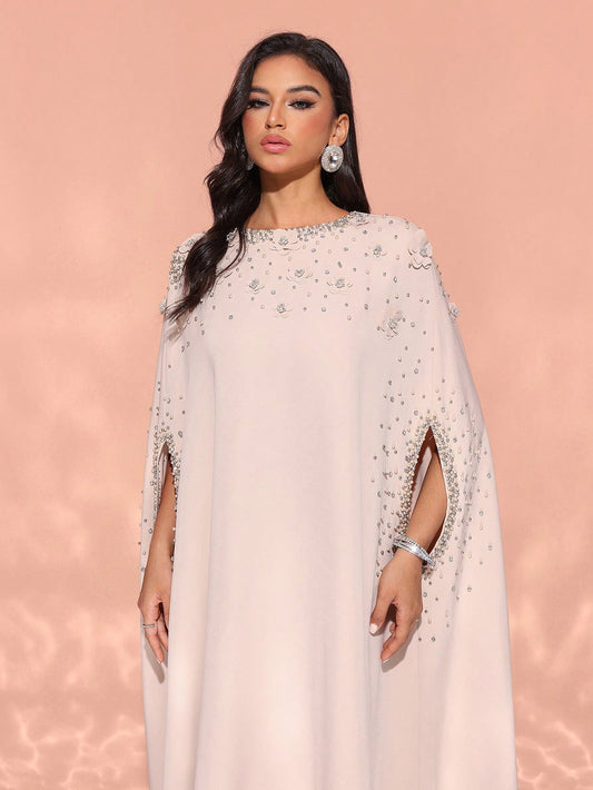 Beaded & Rhinestone Embellished