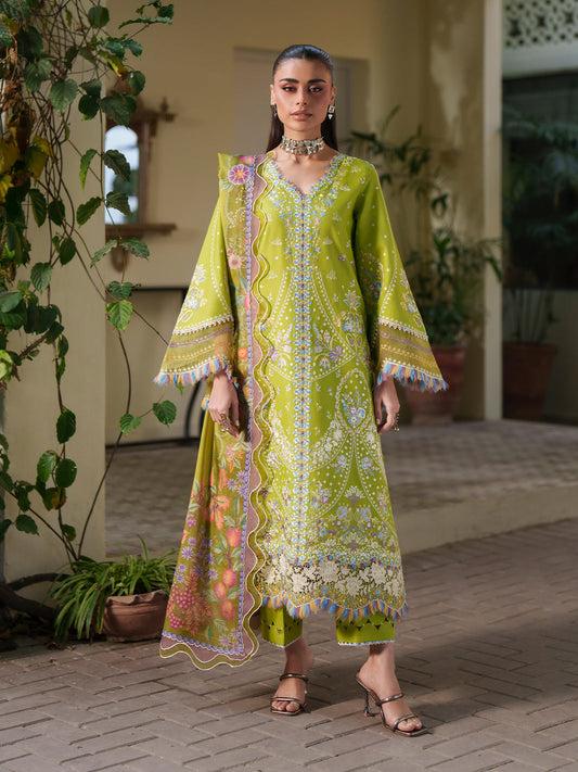 172-B | 3 PC Lawn Stitched