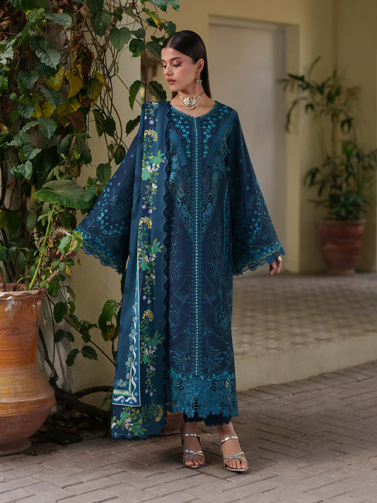 173-A | 3 PC Lawn Stitched