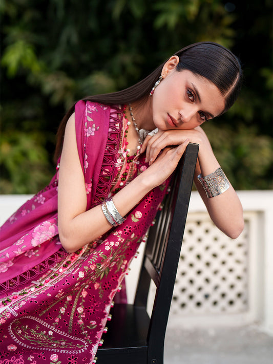 174-A | 3 PC Lawn Stitched