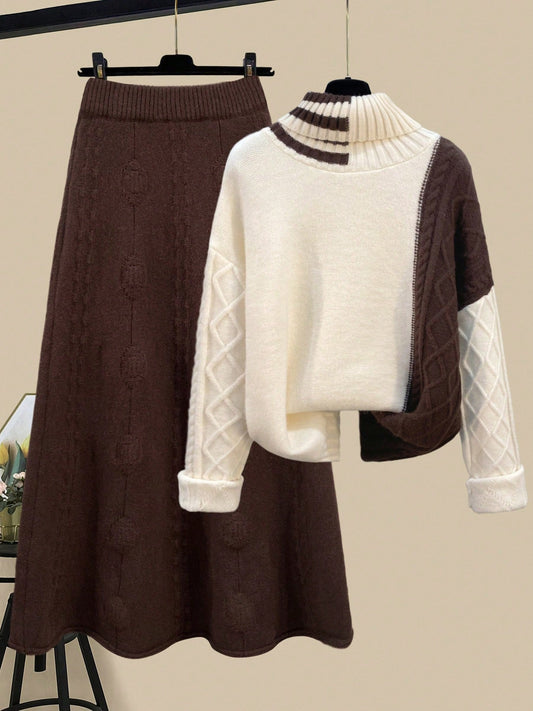 Sweater & Skirt 2 Piece Set