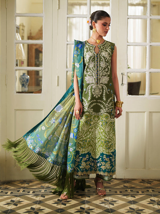 177-A | 3 PC Lawn Stitched
