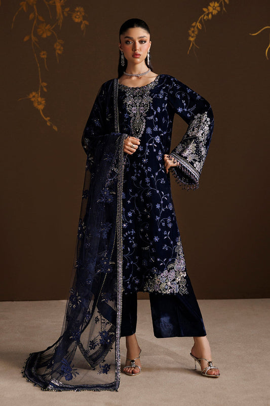 EMBROIDERED VELVET UF-4555