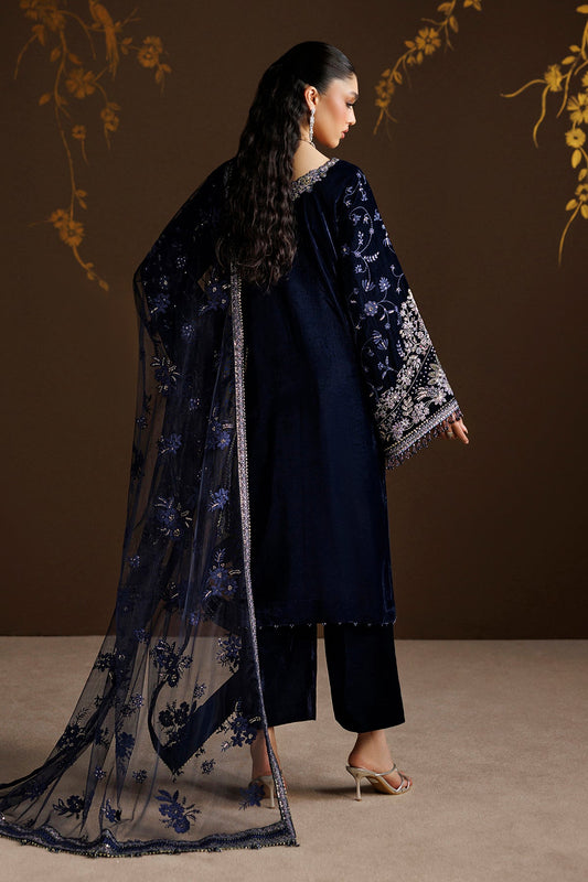 EMBROIDERED VELVET UF-4555