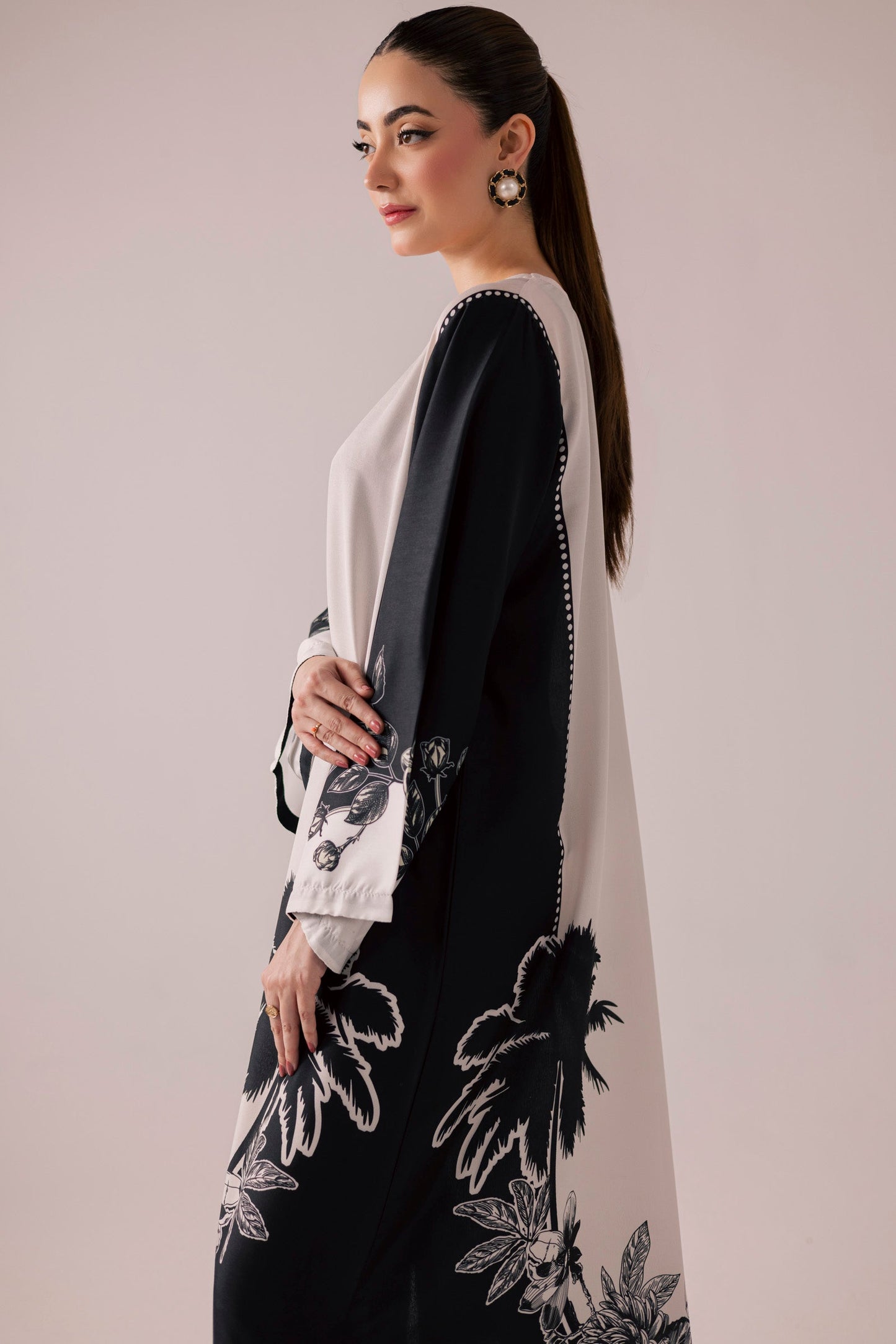 KF36 - Winter Printed Kaftaan