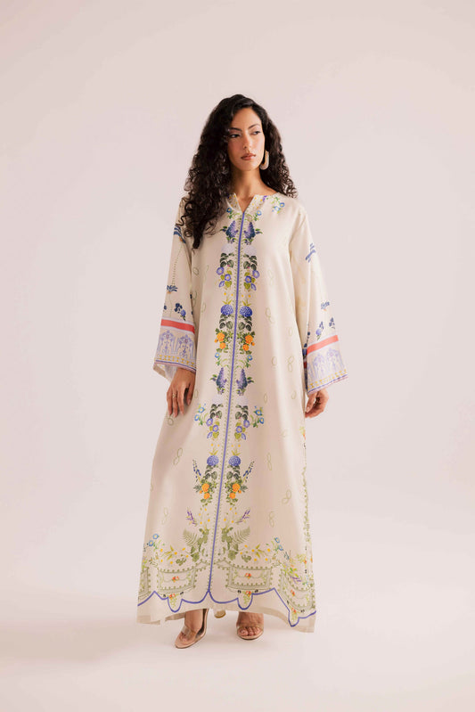 KF18 - Winter Printed Kaftaan