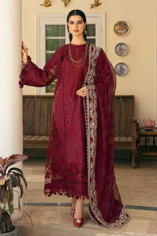 EMBROIDERED SELF JACQUARD LAWN SL11-D05