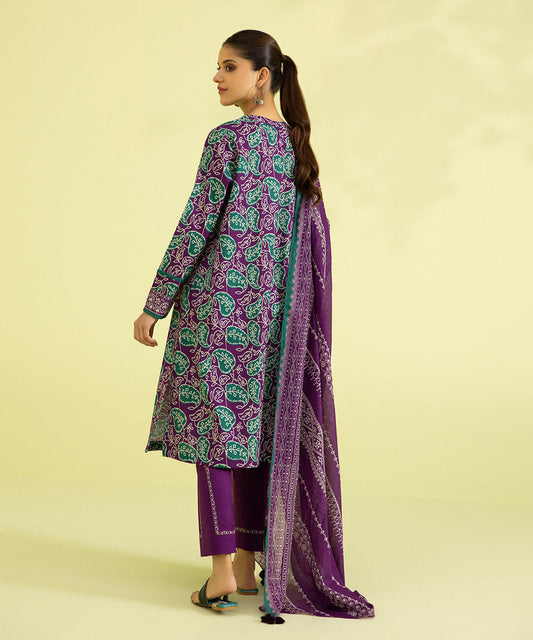 3 PIECE - PRINTED LAWN SUIT