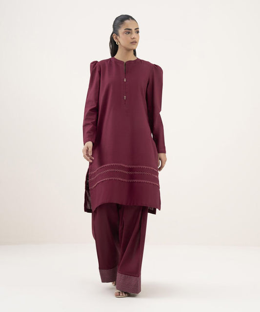Solid Khaddar Shirt