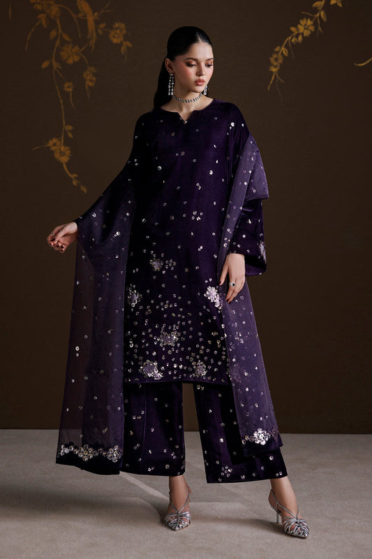 EMBROIDERED VELVET UF-4549