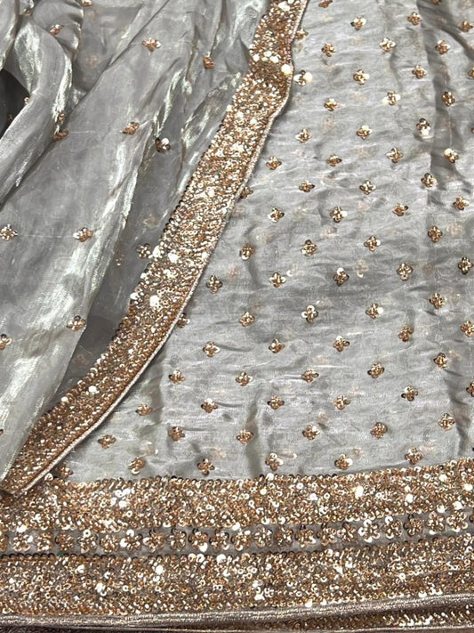 Silver Grey-Sheesha Silk