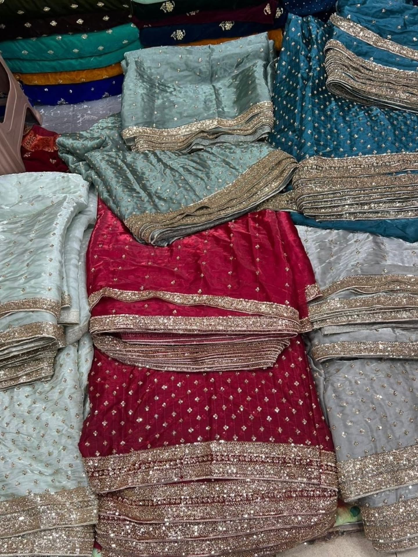 Ice Blue-Sheesha Silk