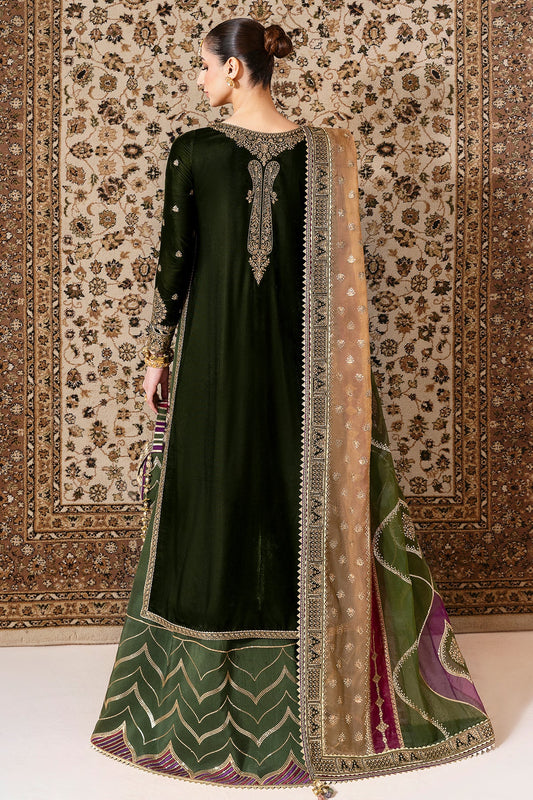 Embroidered Velvet Formal CVF D-09