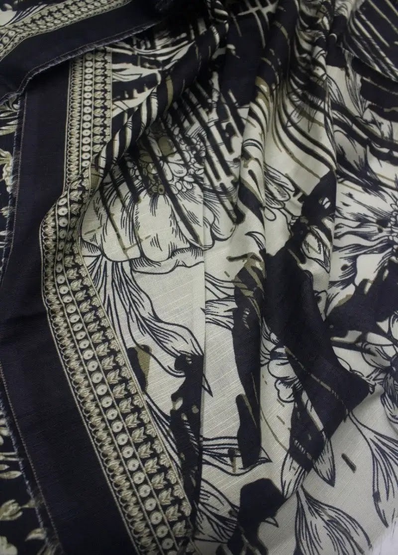 DPC-0705- 3 Piece Cotton Printed UnStitched Suit