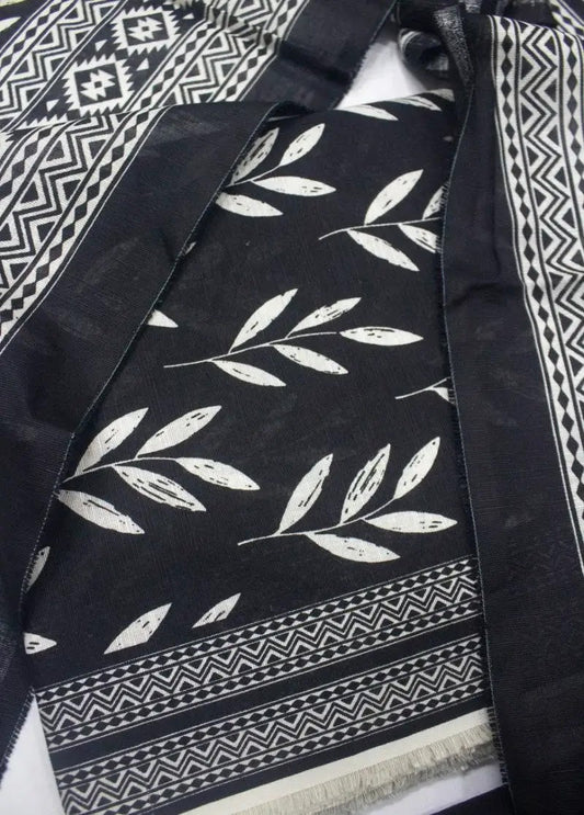 DPC-0719- 3 Piece Cotton Printed UnStitched Suit