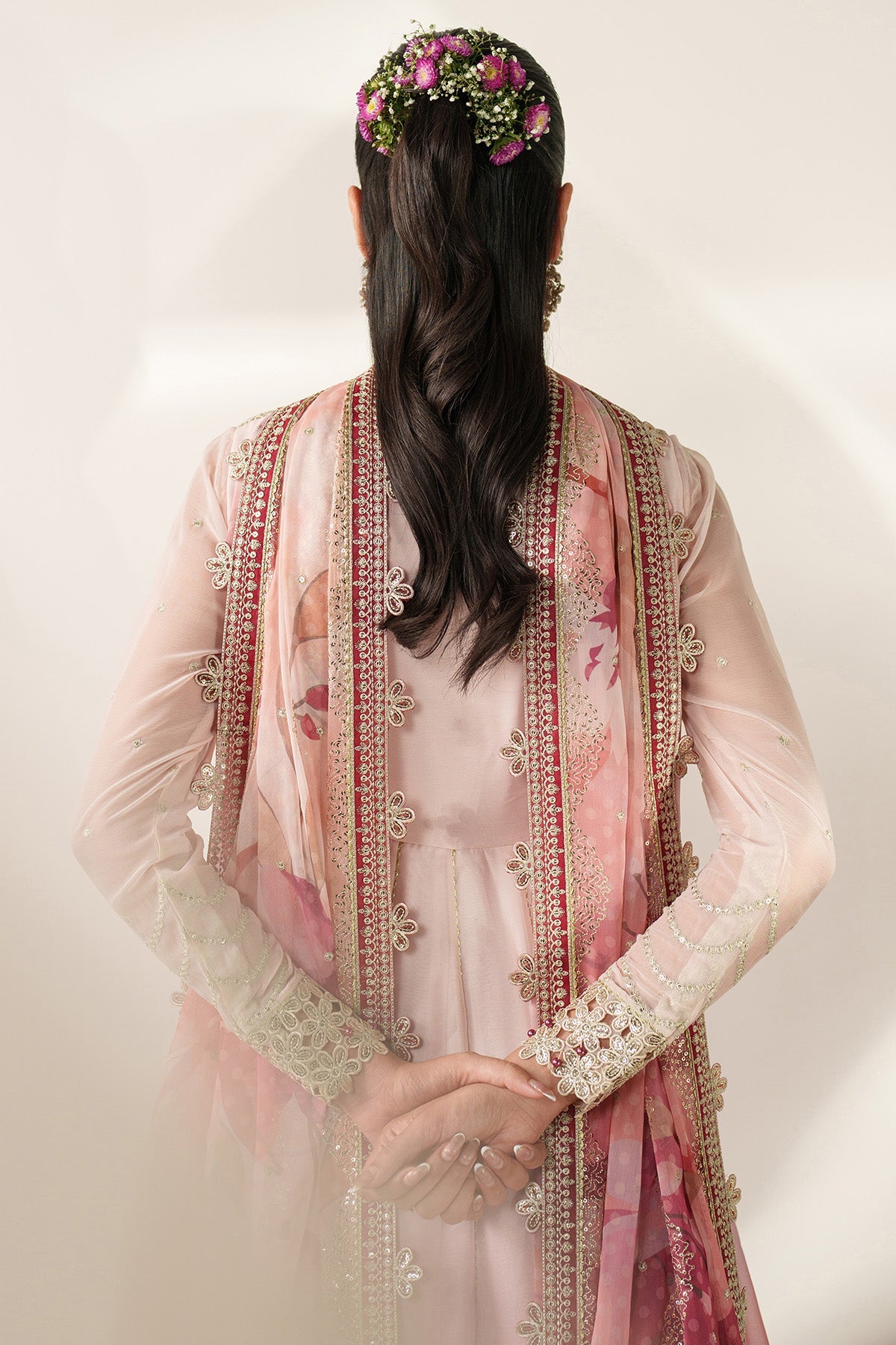 EMBROIDERED CHIFFON UC-3093