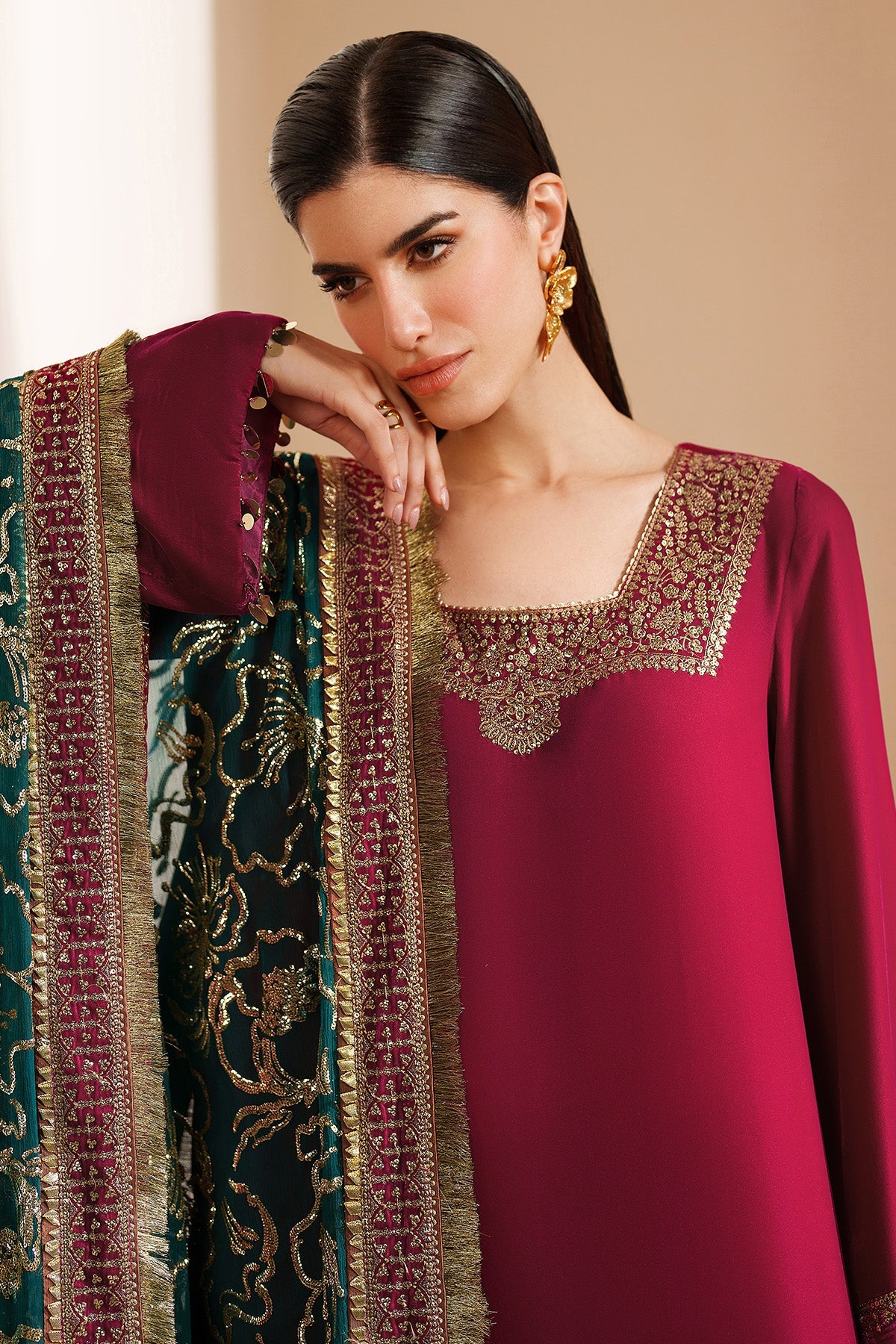 Embroidered Velvet Formal VVF D-9