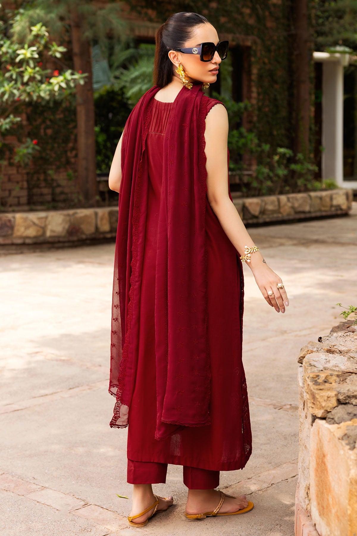 4839-PERWASHA EMBROIDERED LAWN UNSTITCHED