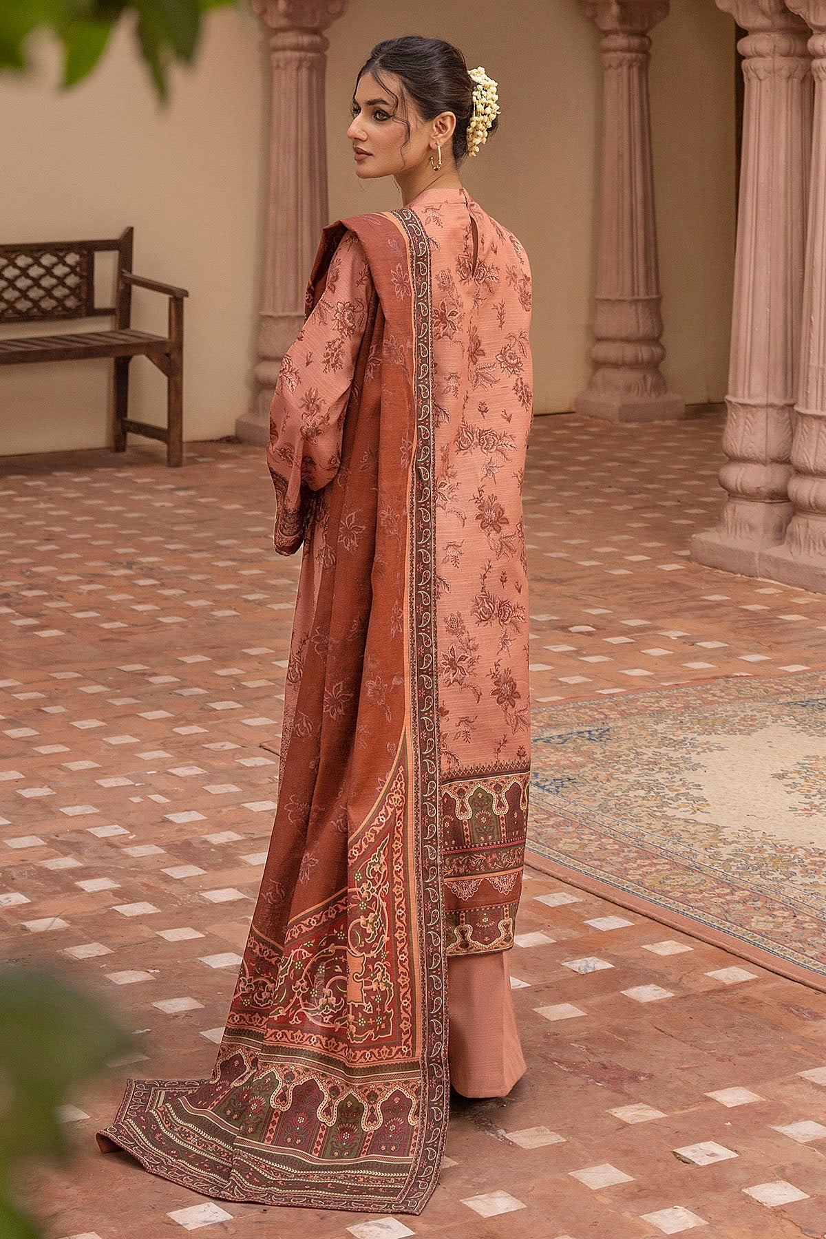 5022-YUSUR DIGITAL PRINTED KHADDAR UNSTITCHED