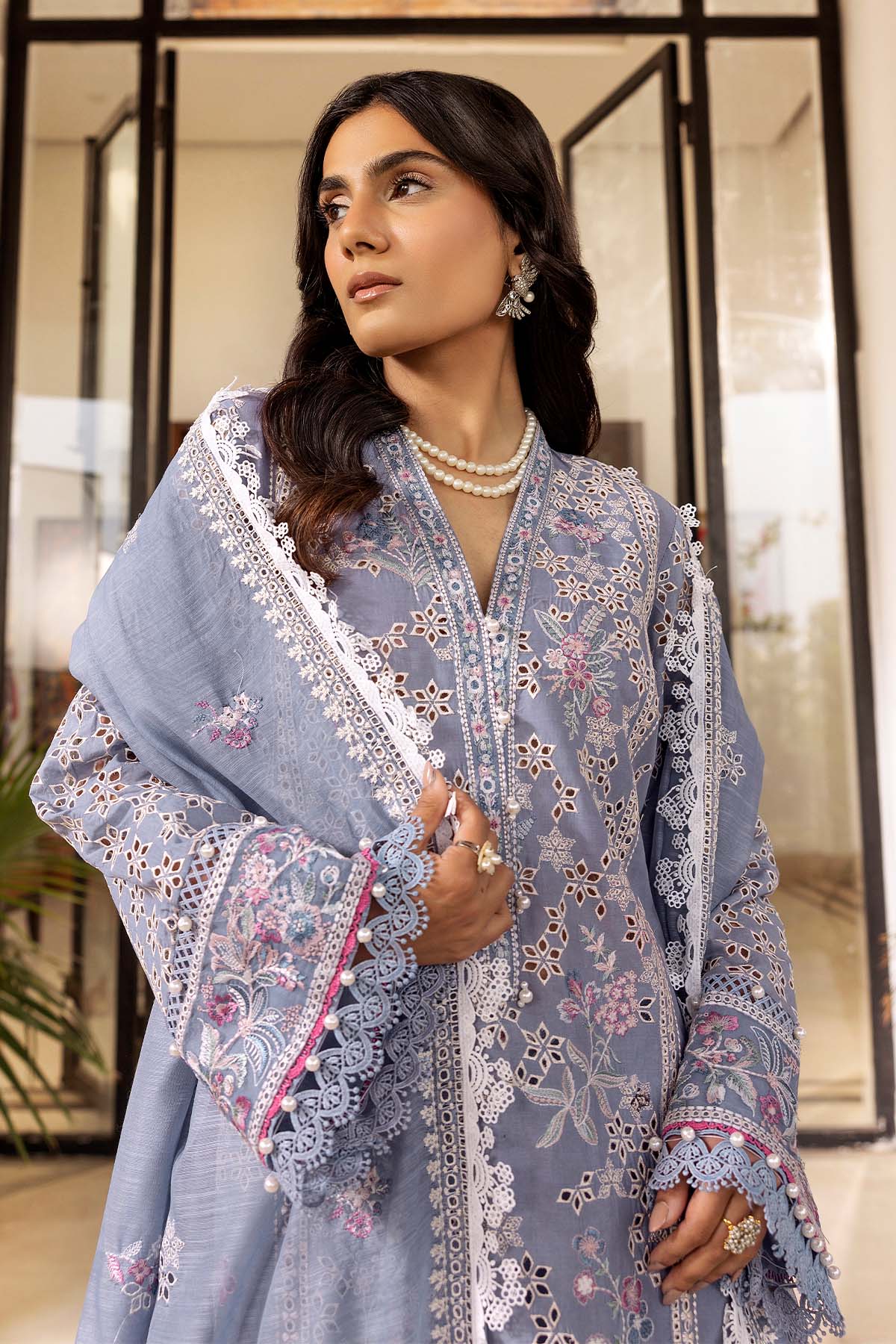5302-ROSALIE EMBROIDERED LAWN UNSTITCHED